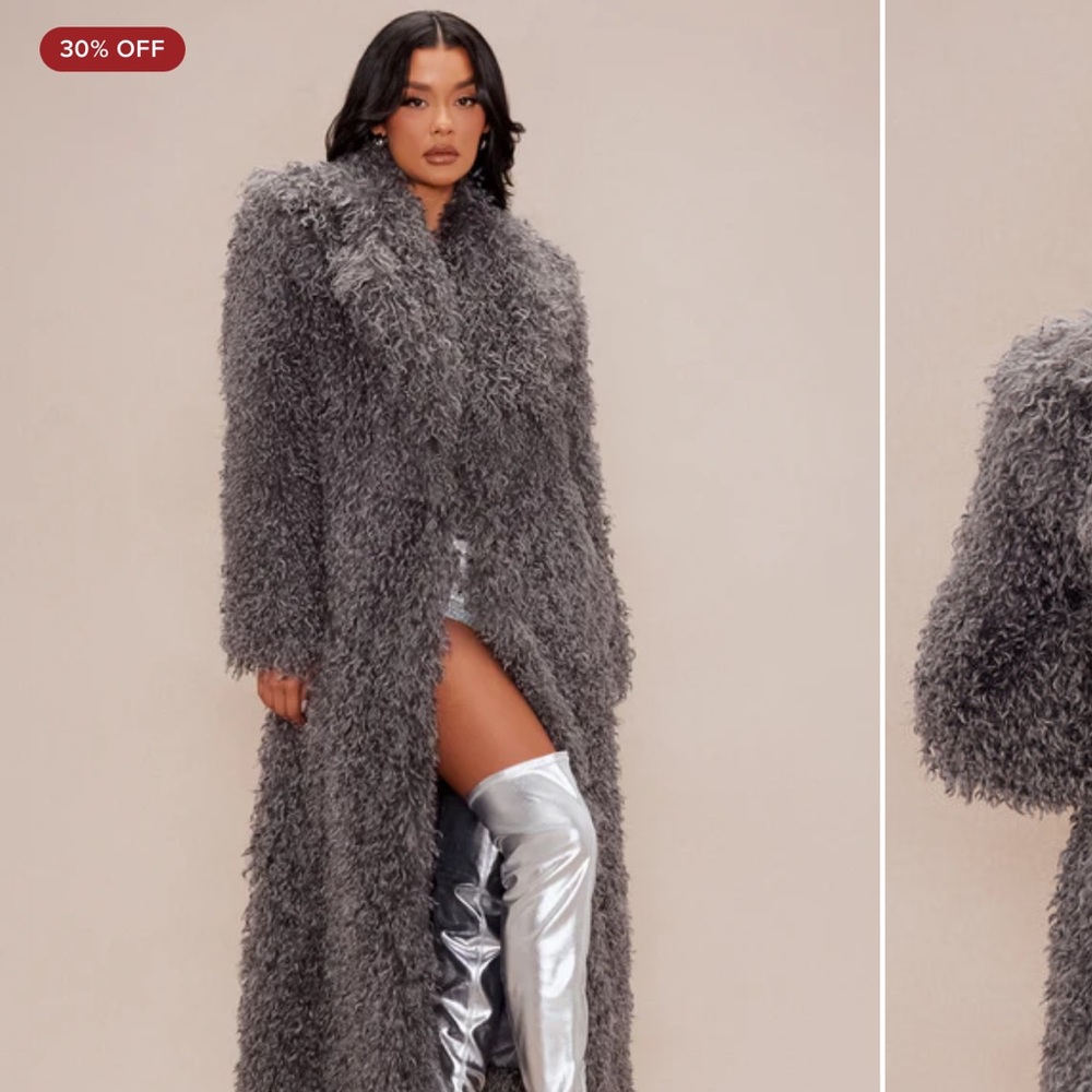 Fashion Nova Freya Faux Fur Coat